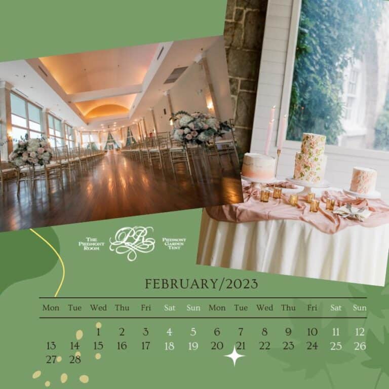 The Luckiest Days to Get Married in 2023 The Piedmont Room and